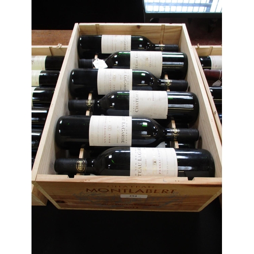 294 - Twelve bottles of 1994 Chateau La Garde, Graves