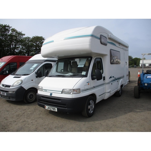 23 - A 2002 Fiat Ducato 14 JTD SWB 2.8 motor home (diesel/manual) J43799, odometer reading 42,917 miles