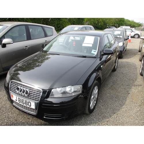 6 - A 2007 Audi A3 Special Edition TDI 1.9 five door hatchback (diesel/manual) J81680, odometer reading ... 