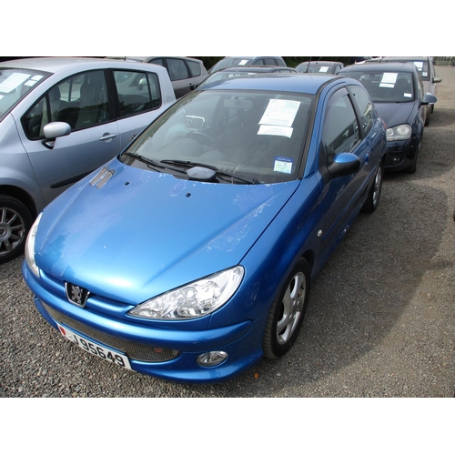 8 - A 2006 Peugeot 206 Sport 2.0 HDI three door hatchback (diesel/manual) J95649, odometer reading 96,77... 