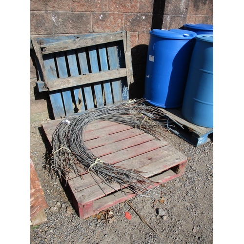 60 - Two bundles of galvanised cloche hoops