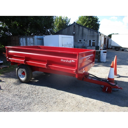 18 - A Marshall 4 ton tipping trailer, as new