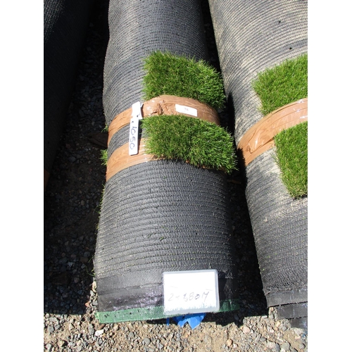 38 - A roll of Soft Forest 38mm artificial grass (2m x 1.8m) - new