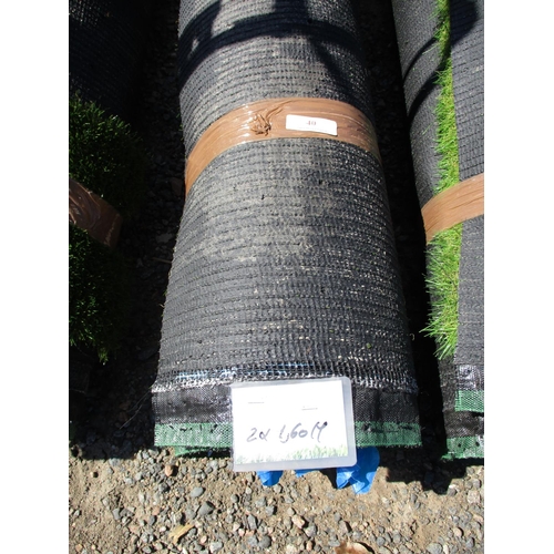 40 - A roll of Soft Forest 38mm artificial grass (2m x 1.6m) - new