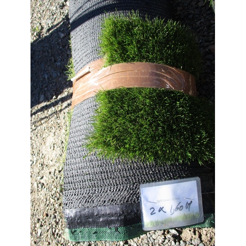 41 - A roll of Soft Forest 38mm artificial grass (2m x 1.6m) - new