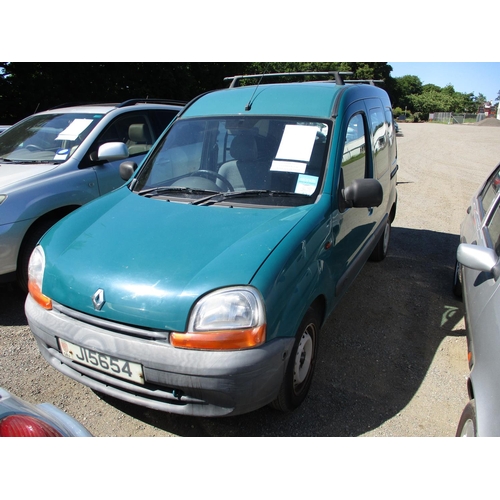 12 - A 2002 Renault Kangoo 1.2 window van (petrol/manual) J15654, odometer reading 38,116 miles