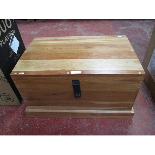 244 - A cherrywood chest