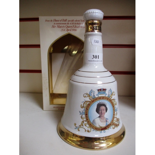 301 - A Bell's commemorative Whisky decanter 