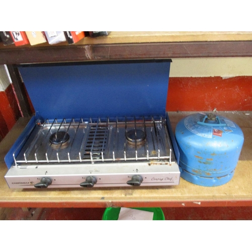 408 - A Camping Gaz camping chef stove