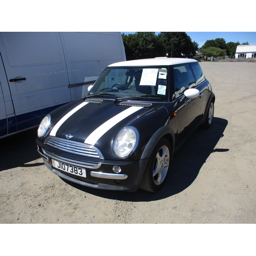 15 - A 2002  Mini Cooper 1.6  three door hatchback  (petrol/manual) J107383 , odometer reading 98,901 mil... 