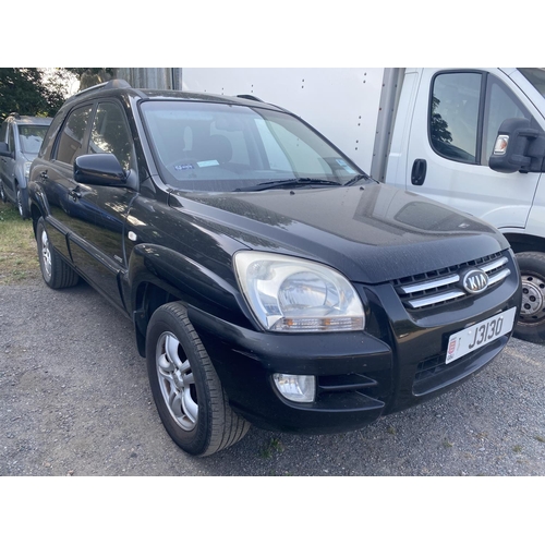 1 - J3130 - A four digit registration mark assigned to a 2007 Kia Sportage 2.7 XS SUV (petrol/automatic)... 