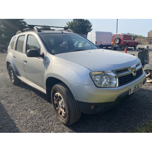 3 - A 2013 Dacia Duster Ambiance 1.5 dCi 4 x 4 SUV (diesel/manual) J53579, odometer reading 23,626 miles... 