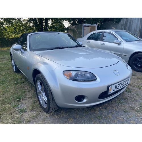 5 - A 2006 Mazda MX5 1.8 convertible roadster (petrol/manual) J127592, odometer reading 41,414 miles