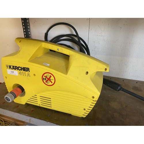 125 - A Karcher 411A pressure washer