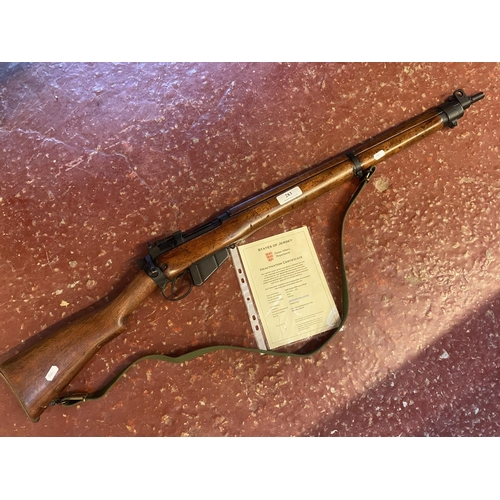 283 - A Lee Enfield No. 4 Mark I .303 calibre bolt action rifle deactivated with certification