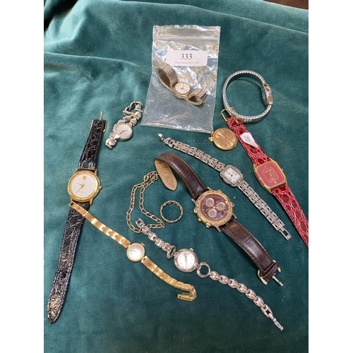 333 - A collection of various wrist watches