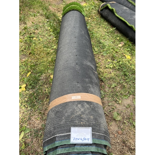 35 - A roll of Lush 40mm artificial grass (2m x 4.5m) new