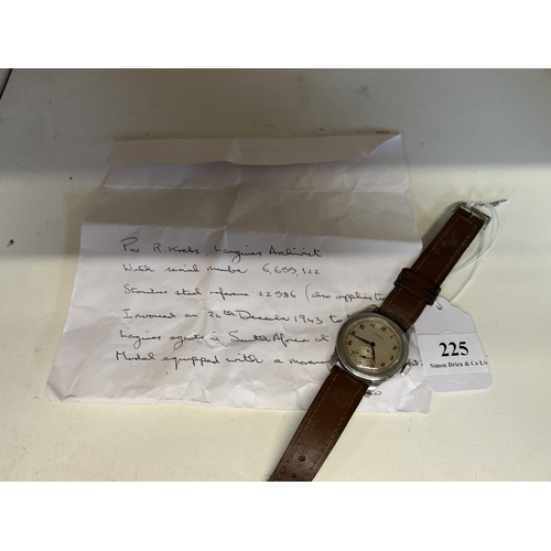 225 - A gentleman's vintage Longines wrist watch reference 2586 and invoiced on 24/12/1943 to Messrs. Cabr... 