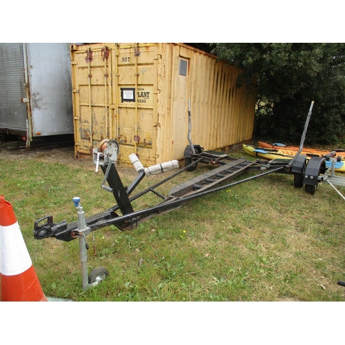 29 - A low profile easy launch boat trailer