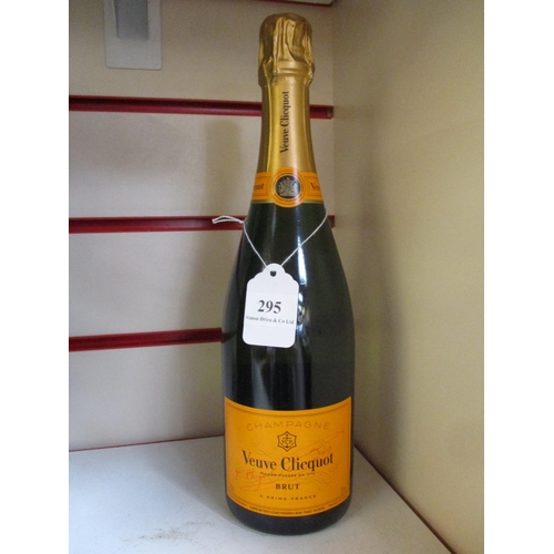 295 - A bottle of Veuve Clicquot Brut champagne