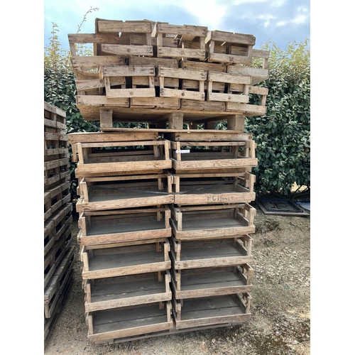 23 - A quantity of potato boxes