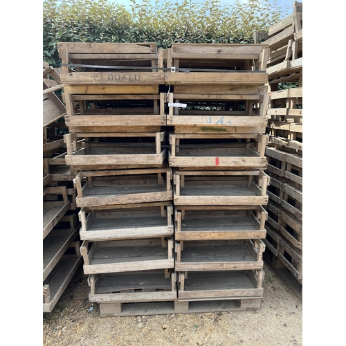 24 - A quantity of potato boxes