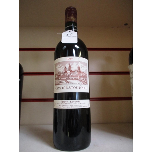 242 - A bottle of 1999 Cos D'Estournel Saint Estephe