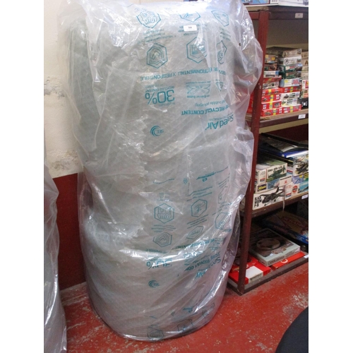 308 - A large roll of bubble wrap