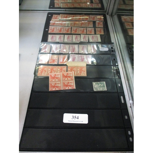 354 - A collection of postage stamps