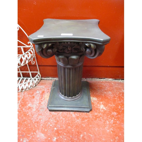 371 - A bronze pedestal