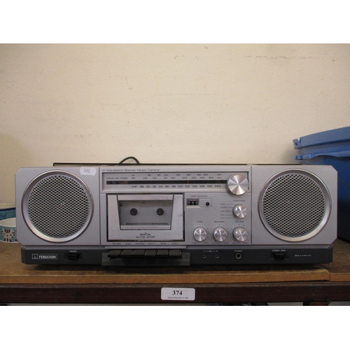 374 - A Ferguson tape and recorder deck, three waveband stereo music centre