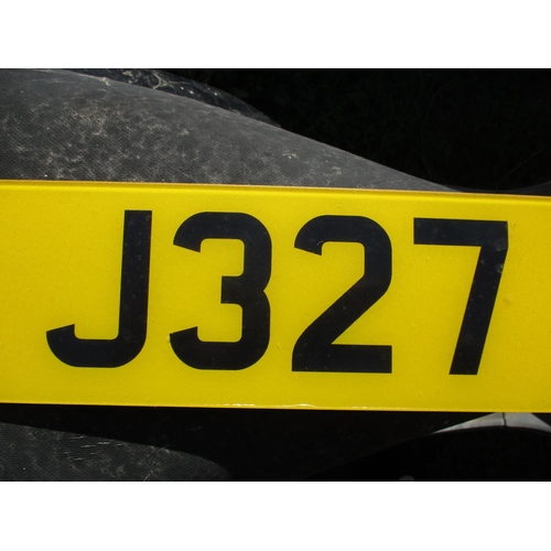 2 - J327 - A three digit registration mark assigned to a scooter of insignificant value