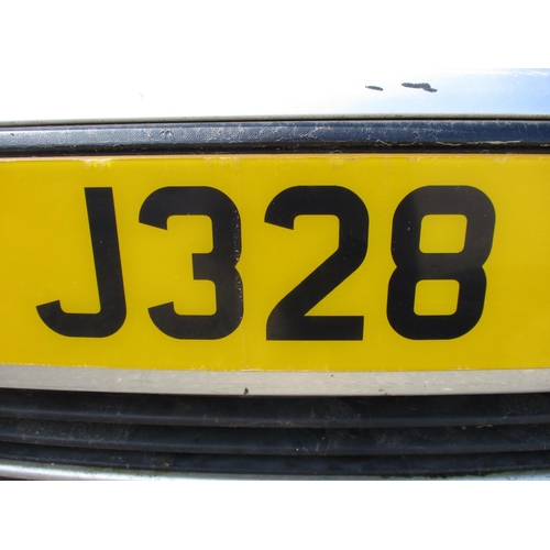 3 - J328 - A three digit registration mark assigned to a vehicle of insignificant value