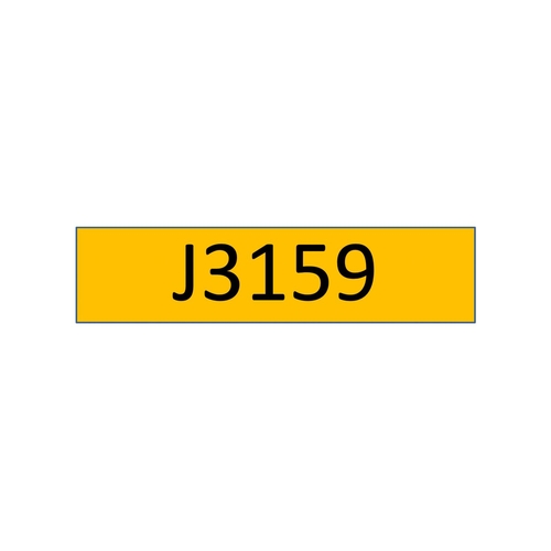 8 - J3159 - a four digit Jersey registration mark (purchaser must be ordinarily resident in Jersey C.I.)