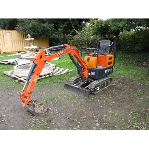 33 - A 2018 Nante NT10 compact tracked excavator