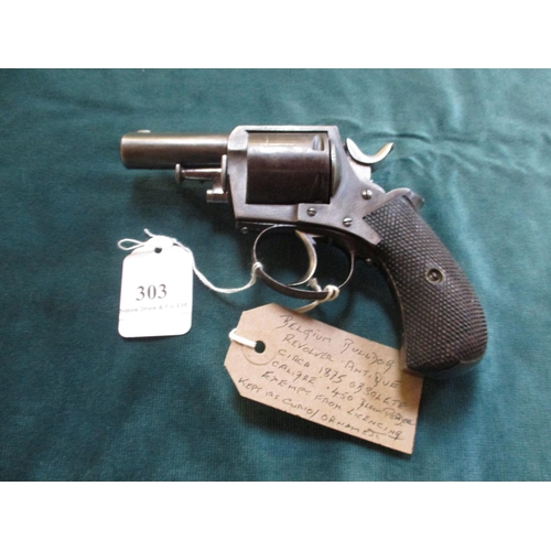 303 - A Belgian RIC/Bulldog revolver circa 1875 (no firearms licence required)