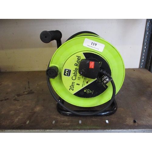 119 - A Masterplug 20m electrical cable reel