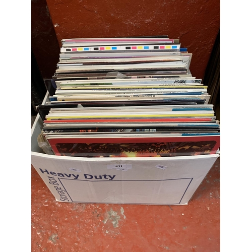 431 - A collection of long playing records