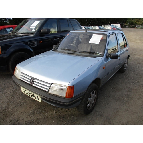 12 - A 1989 Peugeot 205 1.6 Ffive door hatchback J32284 (petrol/automatic), odometer reading 46,743 miles