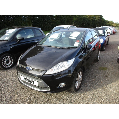 5 - A 2009 Ford Fiesta Zetec 1.25 five door hatchback J55169 (petrol/manual), odometer reading 71,277 mi... 