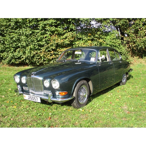 2 - A 1967 Jaguar 420 four door saloon J15057 (petrol/automatic), odometer reading 83,356 miles