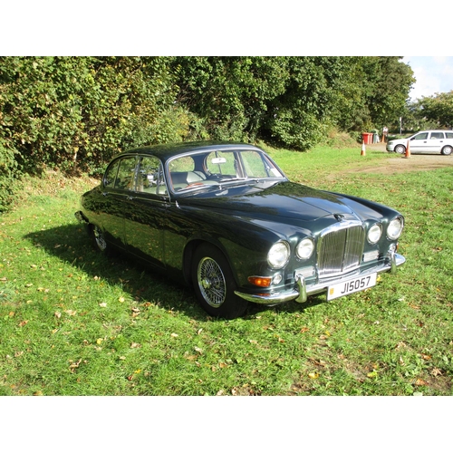 2 - A 1967 Jaguar 420 four door saloon J15057 (petrol/automatic), odometer reading 83,356 miles