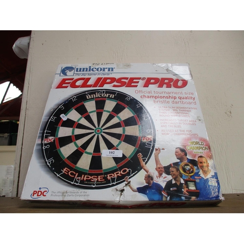 102 - An Eclipse Pro dartboard