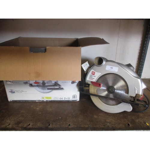 93 - A Performance Power circular saw