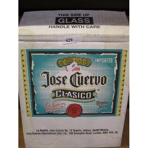 429 - A case of Tequila Jose Cervo Clasico