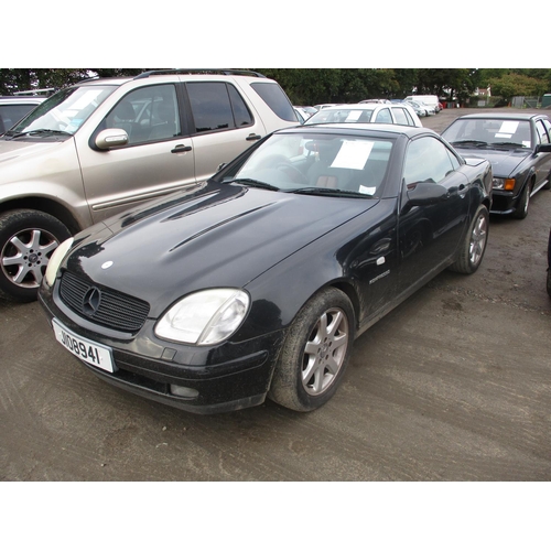 13 - A 1998 Mercedes Benz SLK200 2.0 convertible (petrol/automatic) J108941, odometer reading 58,271 mile... 