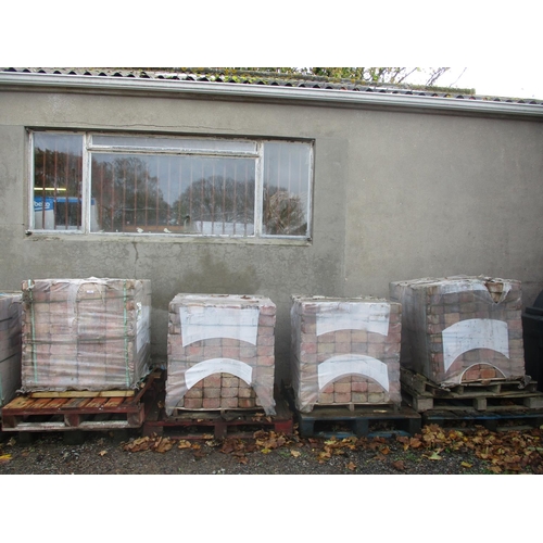 51 - Four pallets of Alpha Antique paving bricks