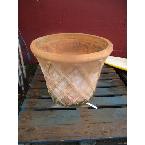 55 - A large terracotta planter