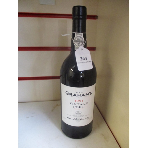 264 - A bottle of 1991 Graham's vintage Port