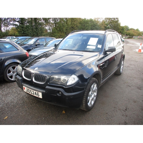 12 - A 2005 BMW X3 2.0 SUV sport (diesel/manual) J105246, odometer reading 76,239 miles